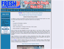 Tablet Screenshot of freshxpros.com